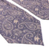 Men's Ascot tie - Suitable for Wedding with Paisley Design in Purple