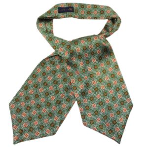 Men’s Vintage Plaid Neck Scarf | Classic Checkered Ascot Tie for Elegant & Classic Style