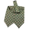 Men’s Vintage Plaid Neck Scarf | Classic Checkered Ascot Tie for Elegant & Classic Style