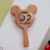 Mickey Mouse Baby Rattle – Wooden Teether Toy for Newborns & Toddlers