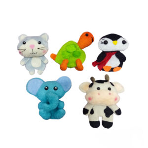 Mini Finger Animal Puppet – Fun Learning Toys for Ages 3+, Set of 5