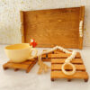 Mini Pallet Coaster – Suitable for Desks, Kitchens or Cafés (Pack of 6)