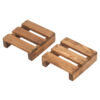 Minimalist Pallet Coaster Made of Wood – Suitable for Kitchens, Bars & Offices (Pack of 6)