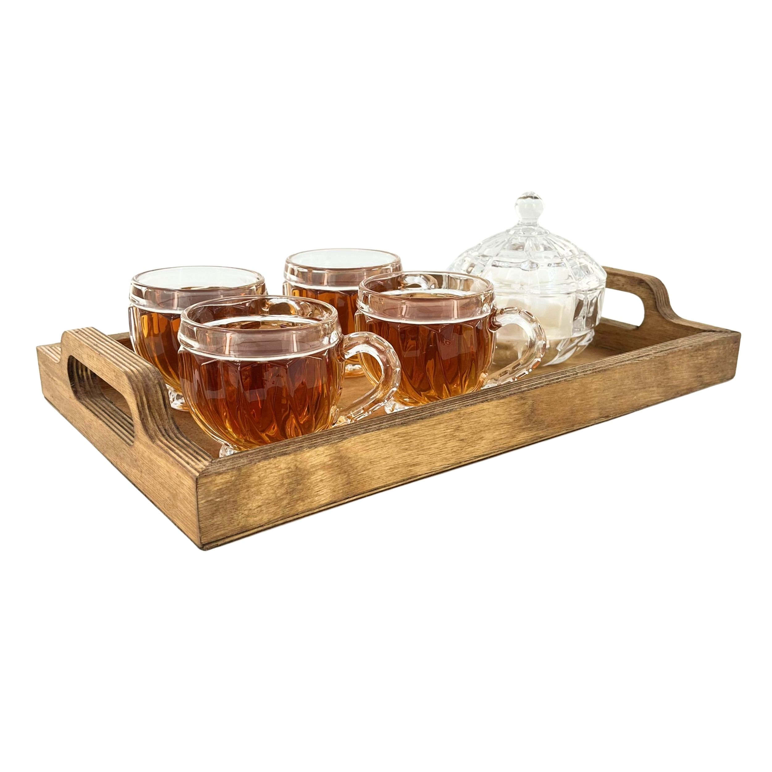 Minimalist Wooden Tray – Suitable for Modern & Rustic Interiors