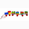 Montessori-Inspired Wooden Train Toy – Educational Color & Shape Sorter for Toddlers