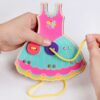 Montessori Lacing Toy – Threading Buttons for Fine Motor Skill Development