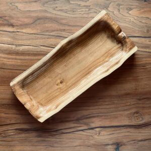 Multi-Purpose Rustic Wooden Tray Suitable for Home & Office Spaces
