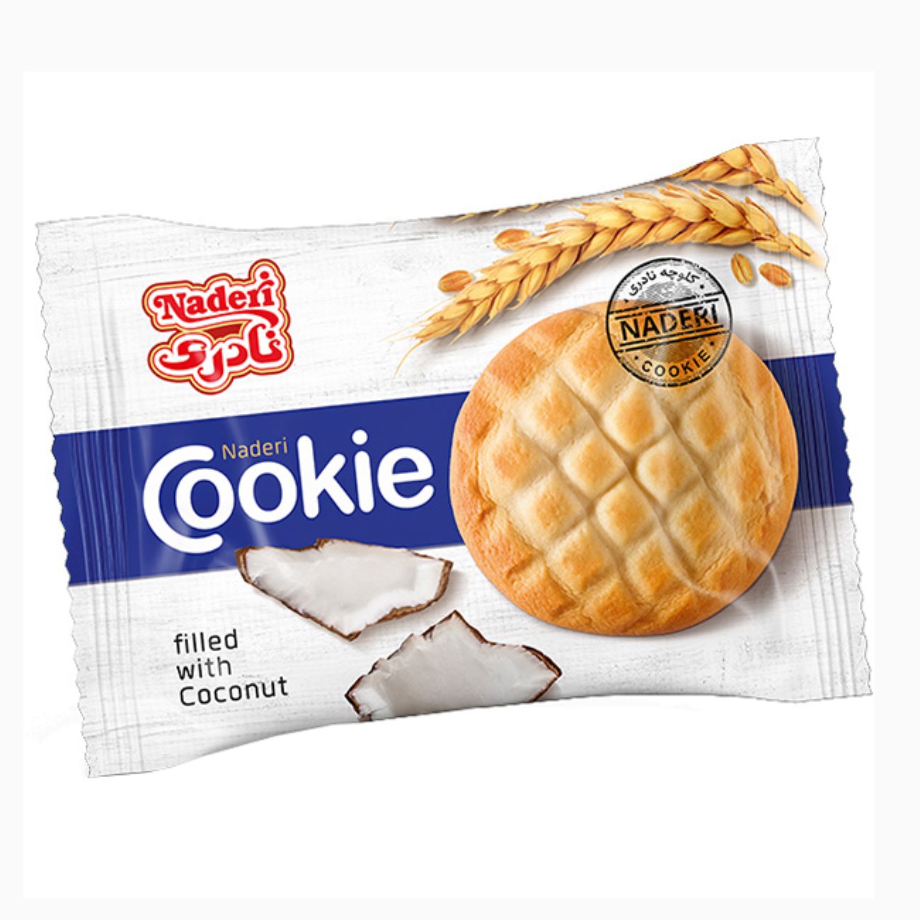 Traditional Naderi Coconut Cookies – Pack of 60 double cookies (Koloocheh)