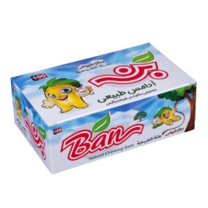 Natural Ban Saqez Flavored Gum – (Pack of 100)