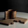 Natural Wood Puzzle Coasters – Suitable for Everyday Use (4x)