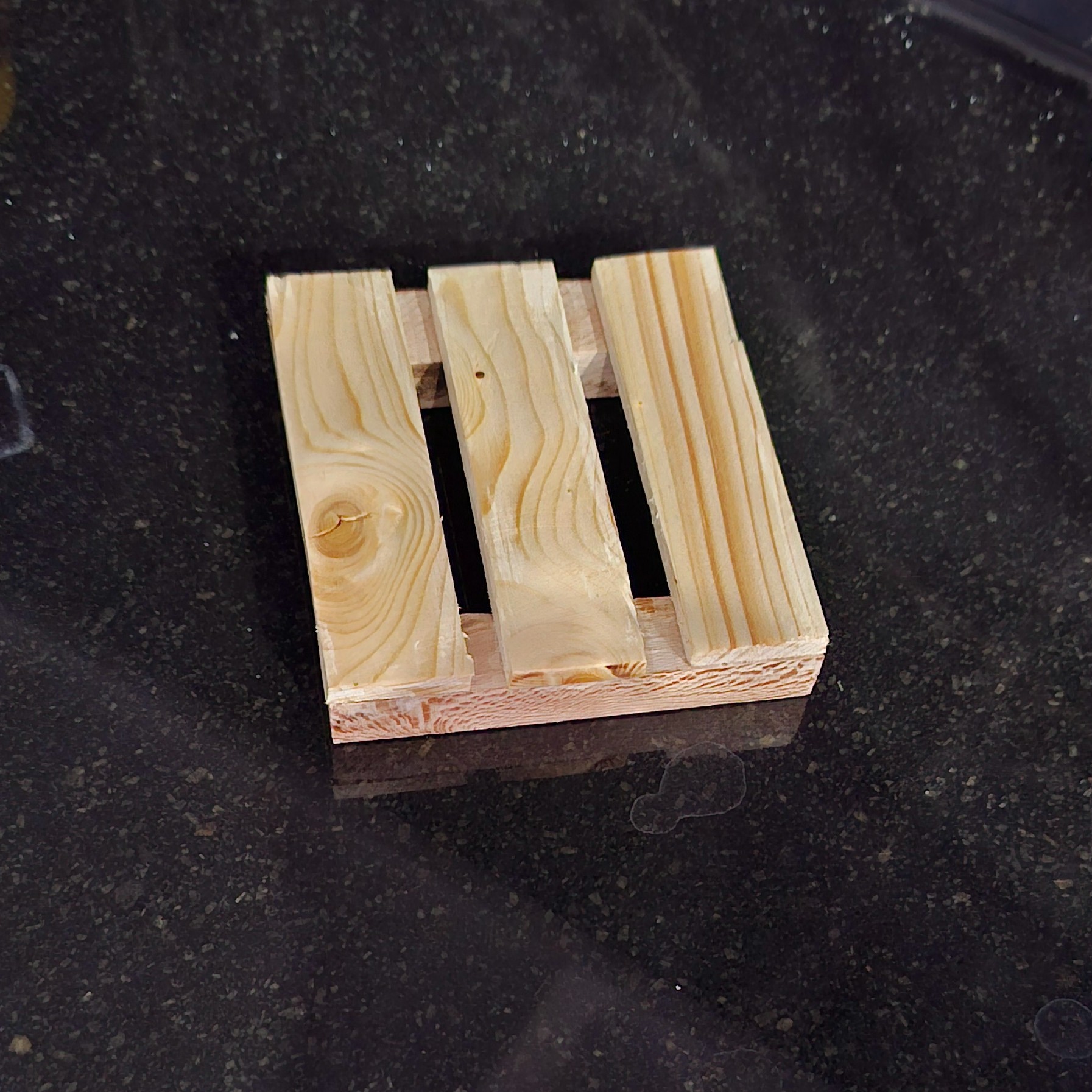 Natural Wooden Pallet Coaster – Suitable for Table Protection (Pack of 6)