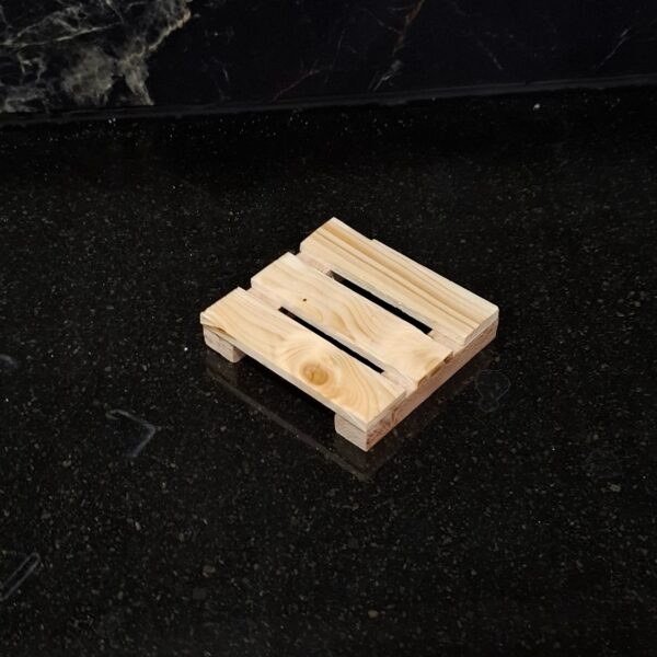 Natural Wooden Pallet Coaster – Suitable for Table Protection (Pack of 6)