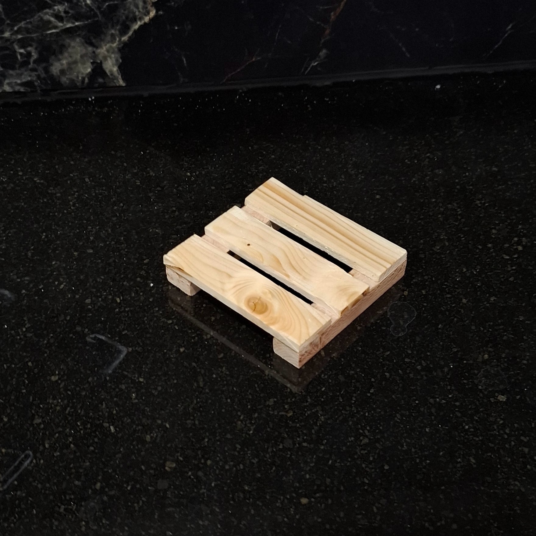 Natural Wooden Pallet Coaster – Suitable for Table Protection (Pack of 6)