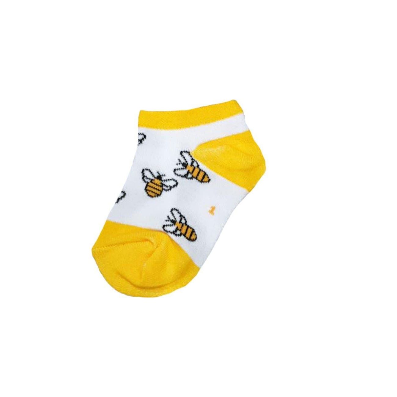 Newborn Bee Design Socks – 2-Piece Set