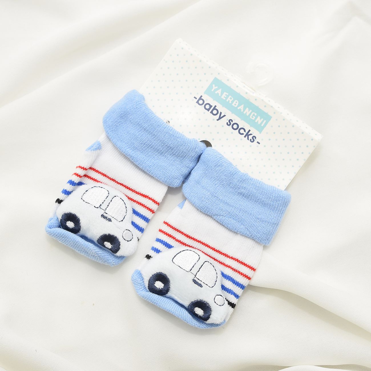 Non-Slip Newborn Socks – Cute Cartoon Design