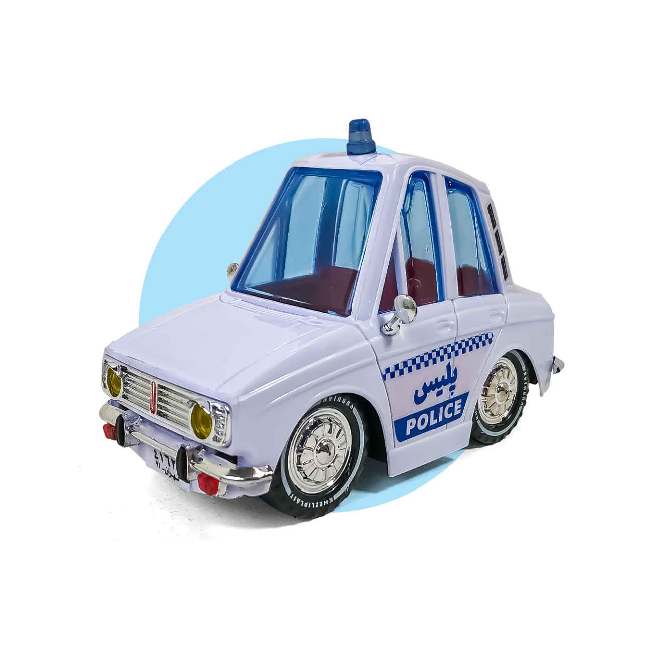Nostalgia Police Paykan Vorojeck Model Perfect for Collection in White