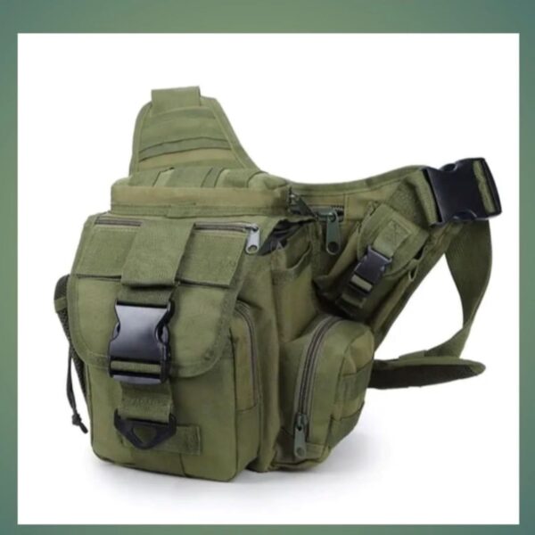Outdoor Tactical Hip Pack for Men with Adjustable Strap and Secure Zipper Pockets