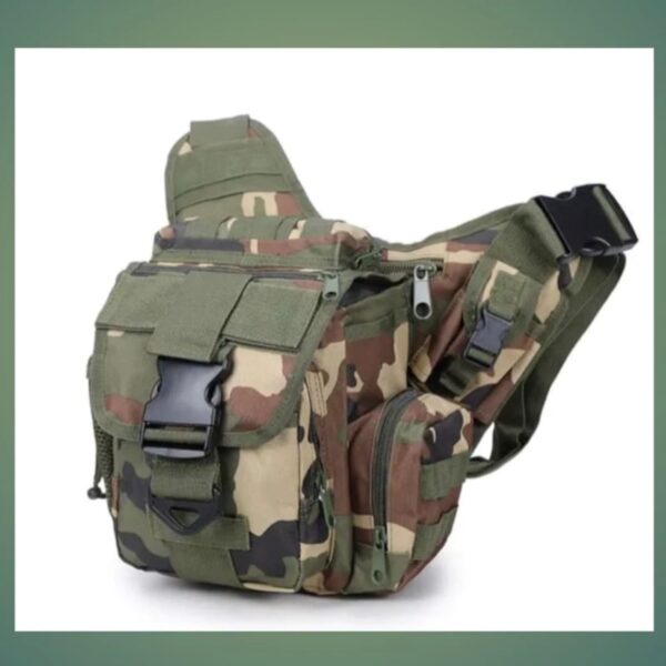 Outdoor Tactical Hip Pack for Men with Adjustable Strap and Secure Zipper Pockets