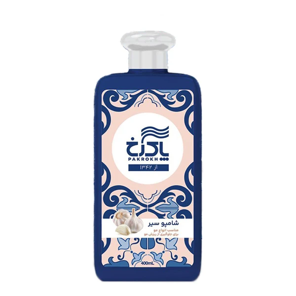 Pakrokh Garlic Hair Shampoo – Suitable for All Hair Types, 400 ml – Set of 3 Pieces