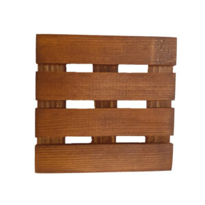 Pallet Coaster for Drinks – Unique Wood Coasters for Coffee & Tea Cups (Pack of 6)