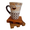 Pallet Coaster for Drinks – Unique Wood Coasters for Coffee & Tea Cups (Pack of 6)