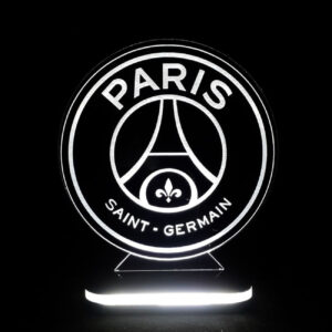 Paris Saint-Germain Team Logo Design Night Light