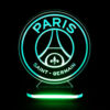 Paris Saint-Germain Team Logo Design Night Light