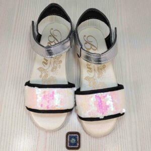 Pretty and Practical Girls’ Sandals – Designed for Comfort, Easy Fit with Squin Design