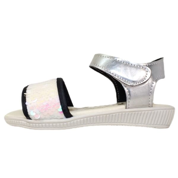Pretty and Practical Girls’ Sandals – Designed for Comfort, Easy Fit with Squin Design