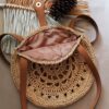 Raffia Bag Crocheted with Raffia Paper Yarn - Light Weight & Durable