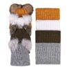 Ring Scarf & Knitted Hat Set with Plush Fur Lining in Fantasy Ear Style (1)