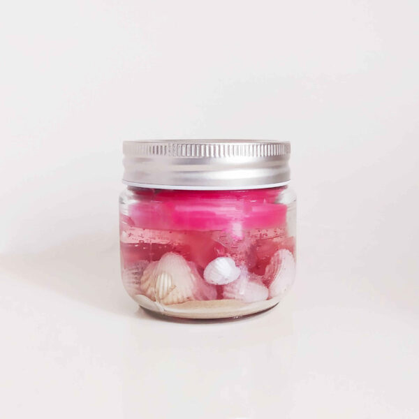 Scented Candle Jar for Perfect for Meditation & Every Room with Ocean Design