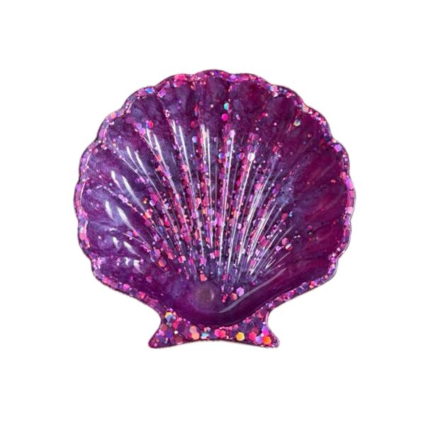 Seashell Jewelry Stand for Rings and Accessories in Resin