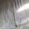 Short Wedding Gloves with Delicate Bow – Suitable for Minimalist Bridal Looks