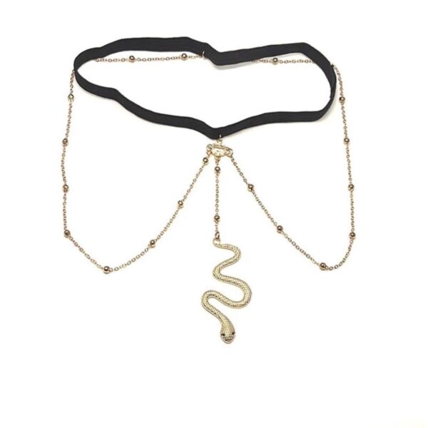 Snake Thigh Chain – Perfect Addition to Summer Dresses