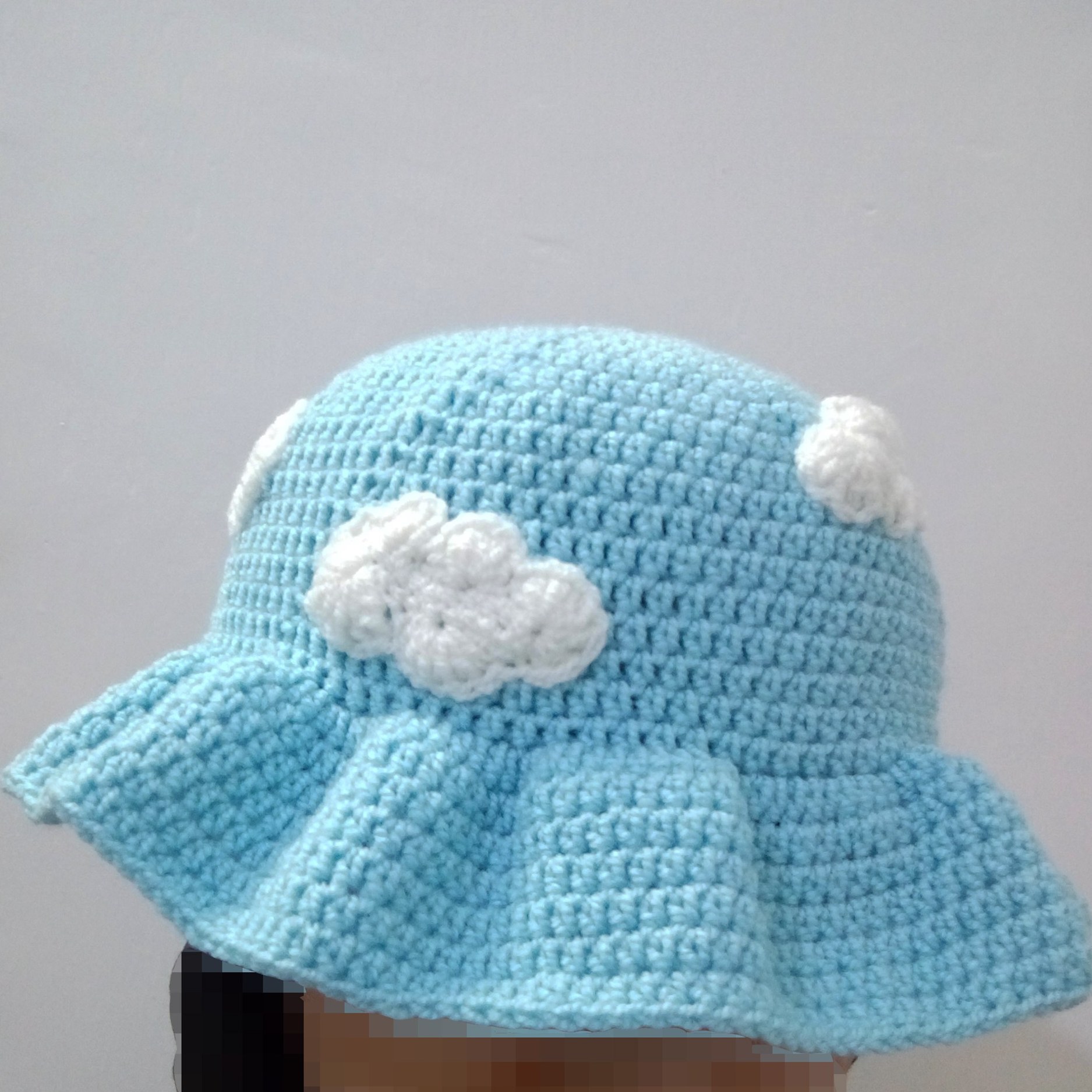 Soft Crochet Bucket Hat – Suitable for Spring and Summer
