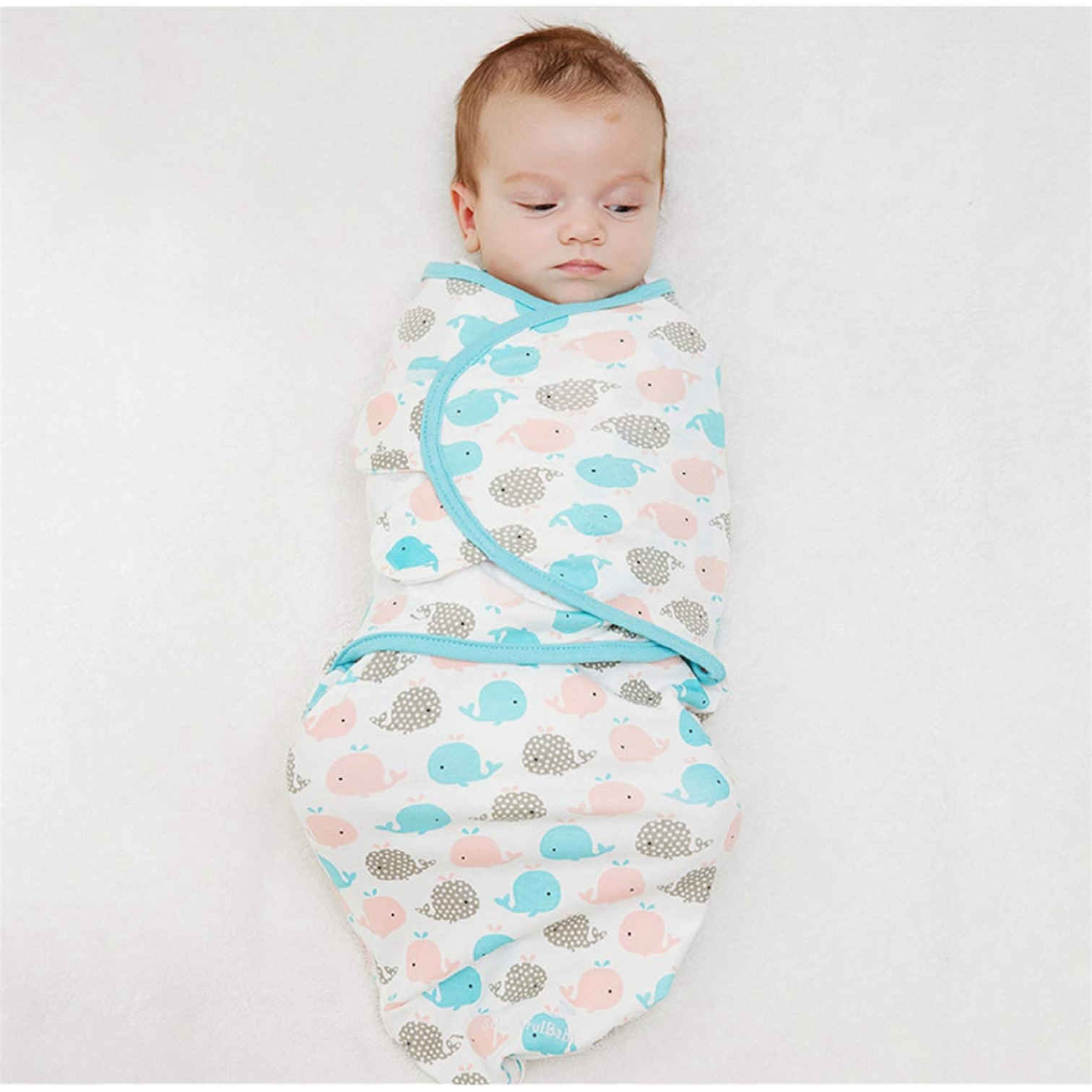 Swaddle for Different Season – Best Choice for Comfort & Calm with Whale Pattern