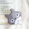 Totoro Corner Bookmark – Soft Felt Design, Suitable for Kids & Adults (10x)