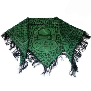 Traditional Middle Eastern Shemagh – Suitable for  Headwear, Neckwear with Dhikr Design in Green
