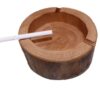Tree Slice Log Ashtray – Suitable for Smokers with Rustic Style