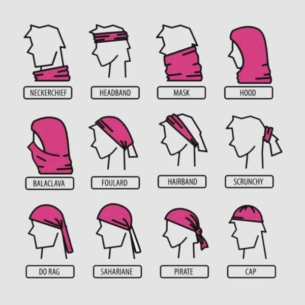 Tube Scarf for Motorcyclists – Windproof and Dustproof in Heart Shape Design