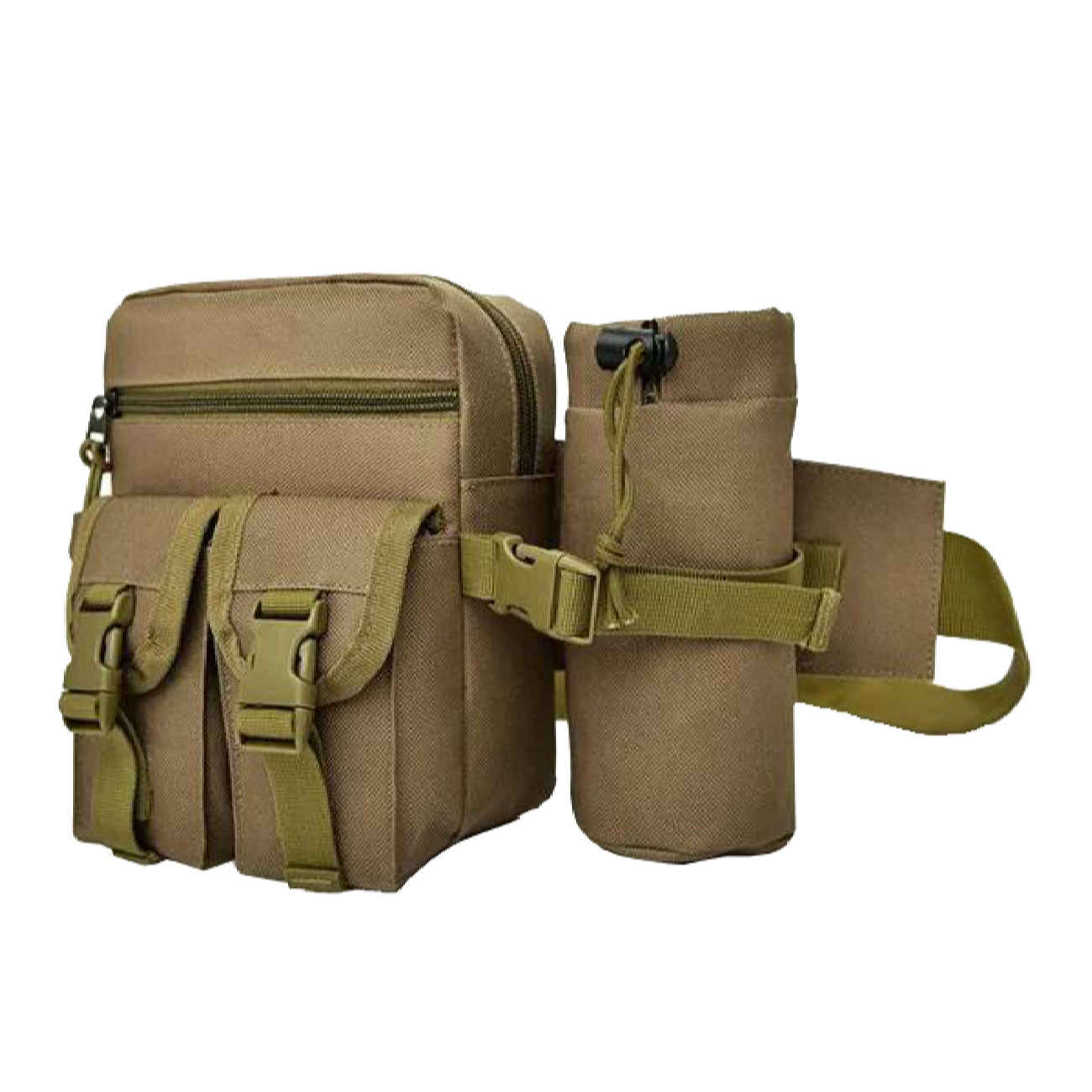 Ultimate Brezent Fanny Pack for Tactical, Prepper & Outdoor Use with 4 Packet