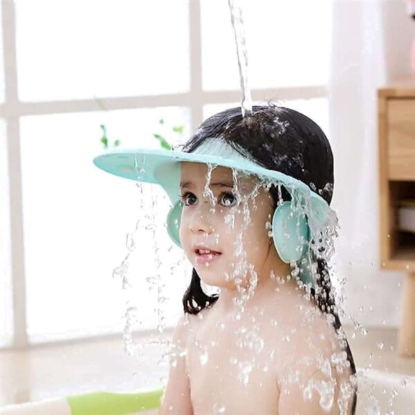 Waterproof Baby Shower Cap for Face and Eye Protection, Suitable for Sensitive Baby Skin