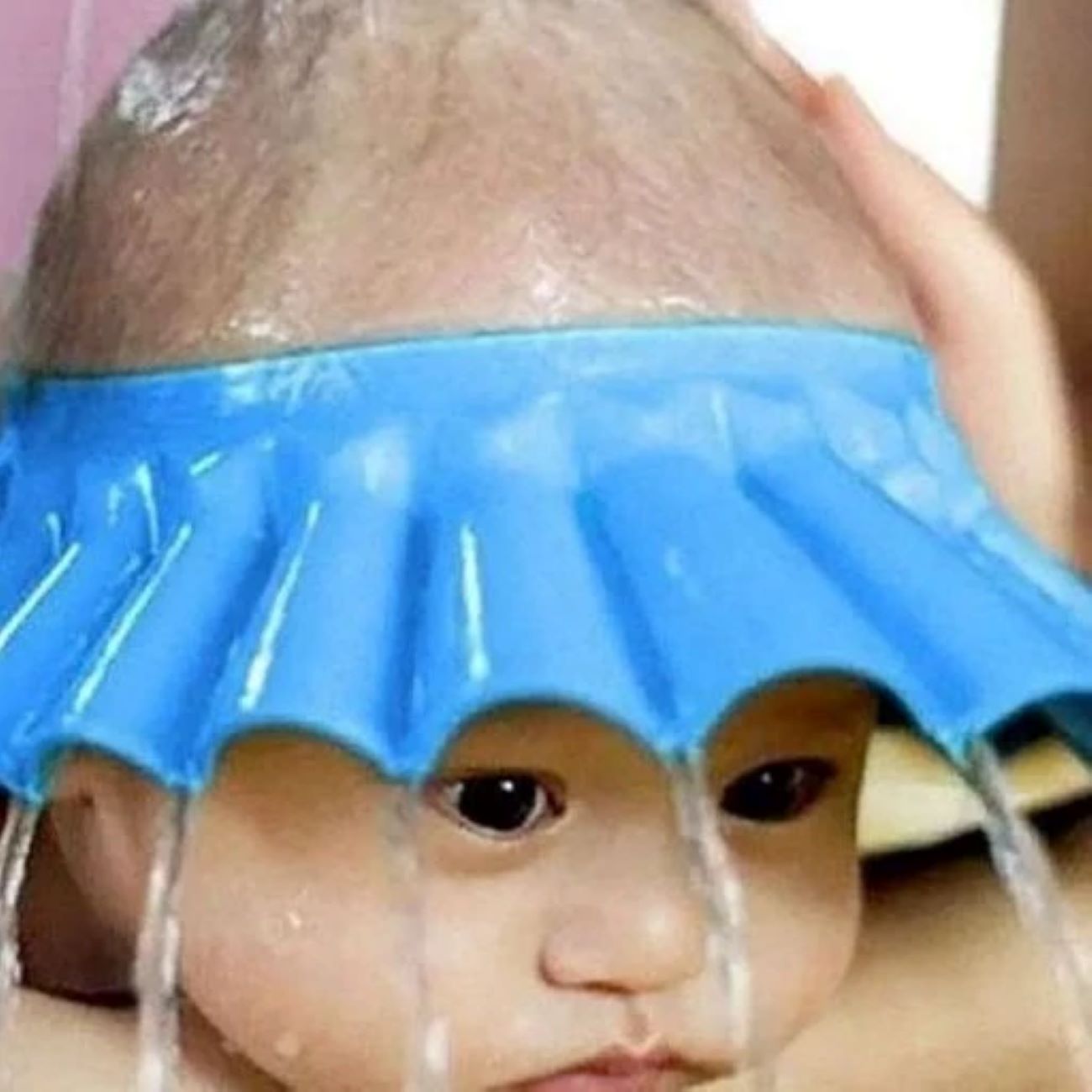 Waterproof Shower Hat , Protects Eyes and Ears During Shampoo & Bath Time