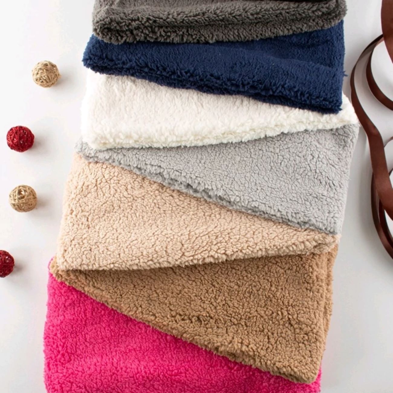 Winter Cowl Scraf in Teddy Fabric Soft & Warm for Cold Days
