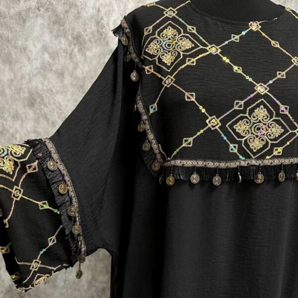 Women’s Traditional Mantu – Long Sleeve Modest Dress for Special Occasions