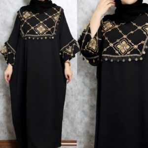 Women’s Traditional Mantu – Long Sleeve Modest Dress for Special Occasions
