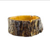 Wood and Resin Log Ashtray – Suitable for Modern Rustic Decor