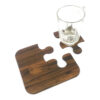 Wooden Puzzle Coaster Set – Suitable for Coffee Tables & Home Decor (4x)