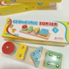 Wooden Montessori 5-Column Shape Sorting Puzzle – Enhance Fine Motor Skills